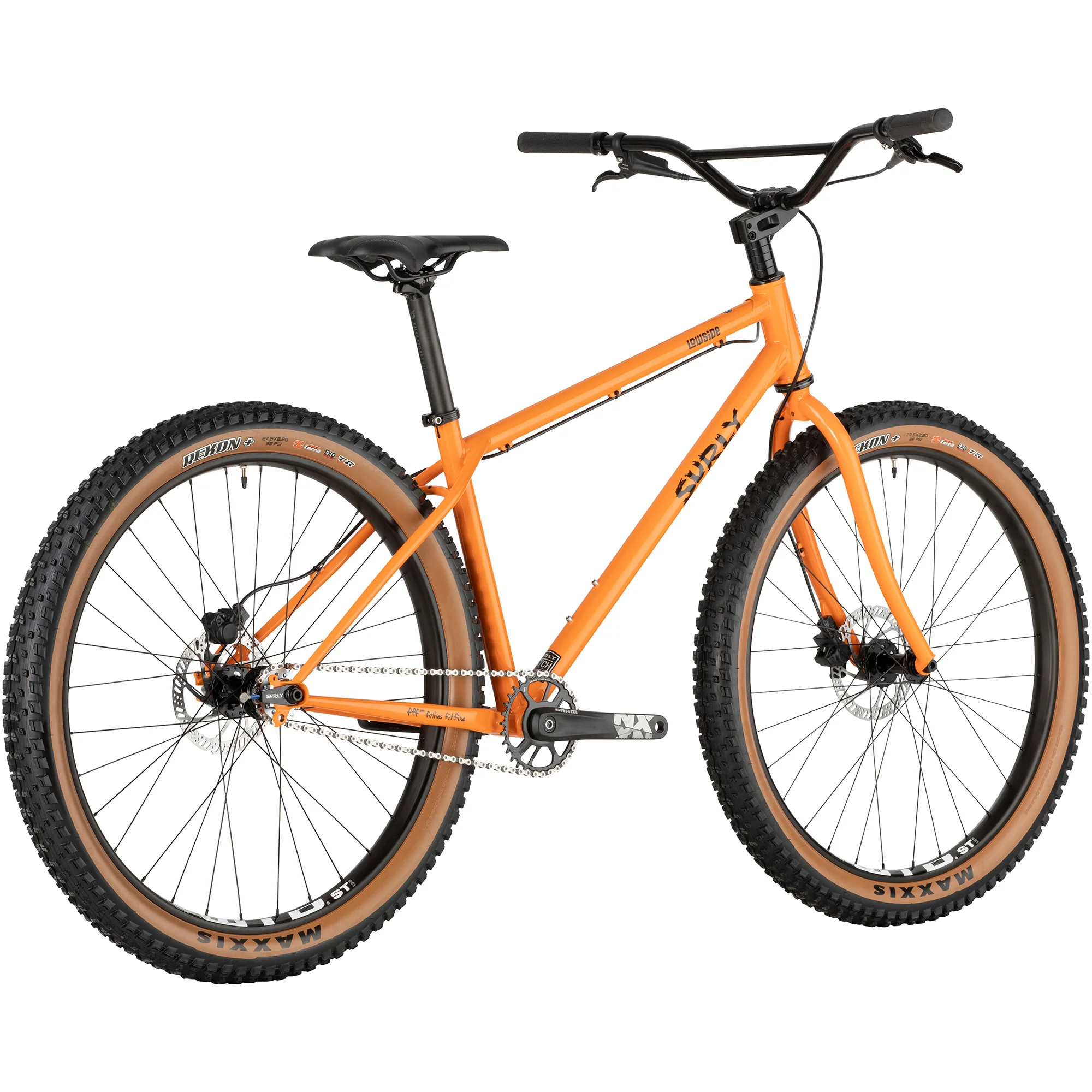 Surly Lowside Dream Tangerine Singlespeed Bmx Bike 1x1 Pumptrack