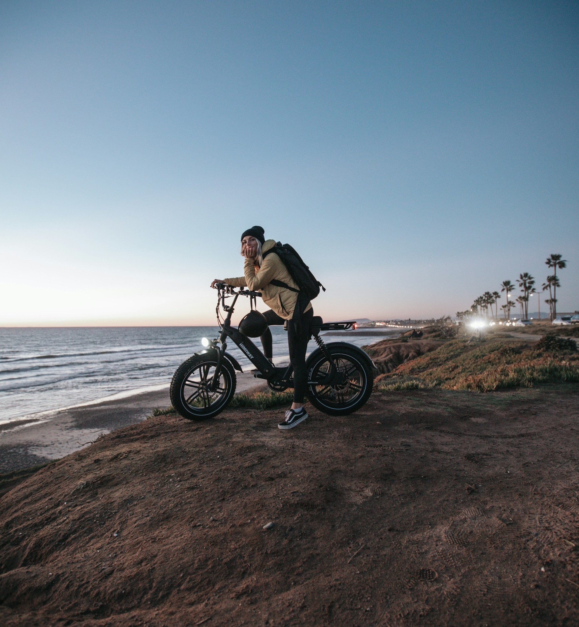 Comfortable hybrid e-bike perfect for recreational riding